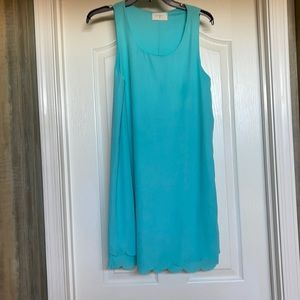 Dress like new one once so small light blue